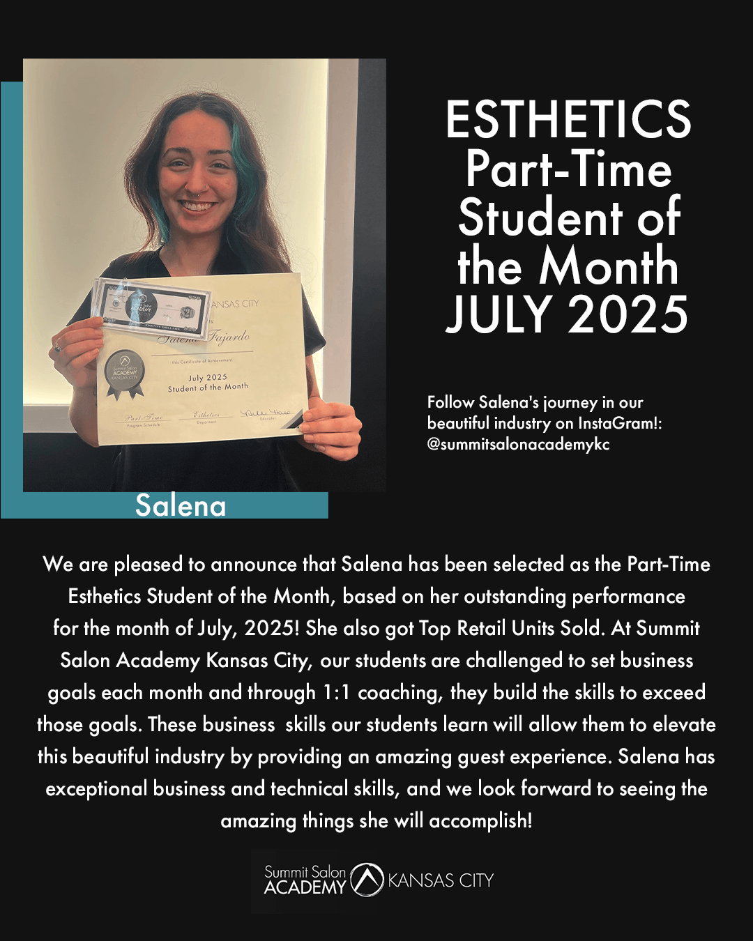 July 2025 Featured Students